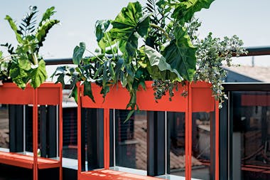 Fermob Terrazza planter on balcony