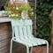 Fermob Stripe outdoor dining chair in Ice Mint