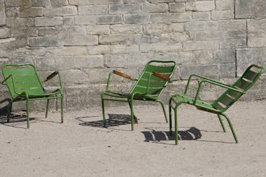 Luxembourg chairs in Tuilleries gardens