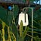 Lamp in stand in a cactus grove