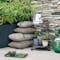 Fermob Guinguette Trolley with outdoor cushions and lamps