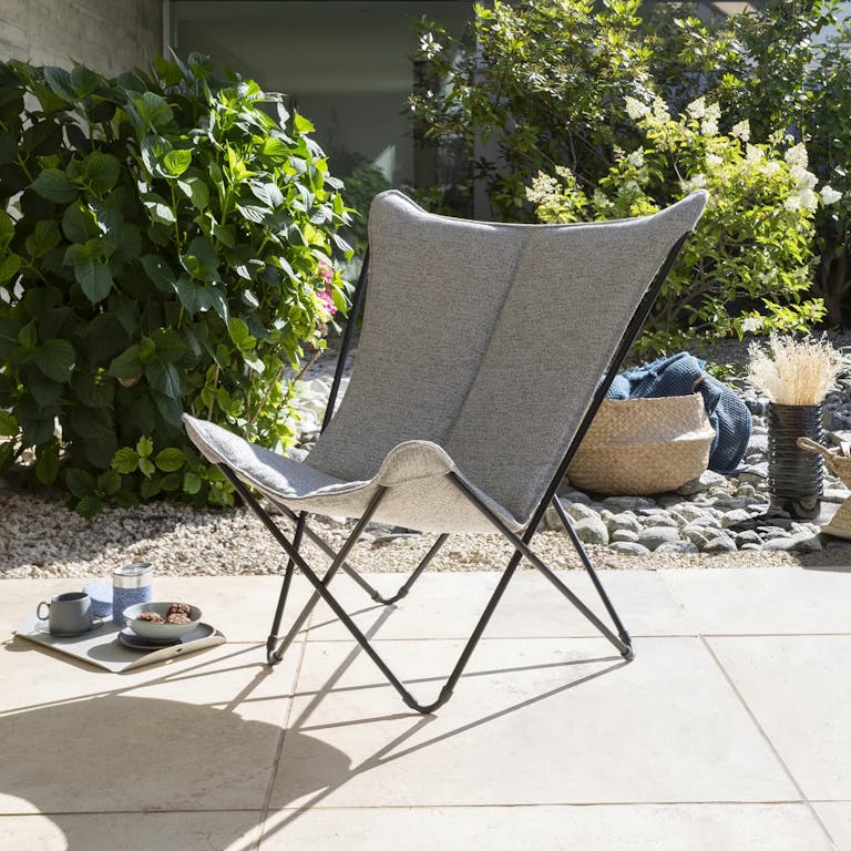 Lafuma Sphinx outdoor butterfly chair in garden