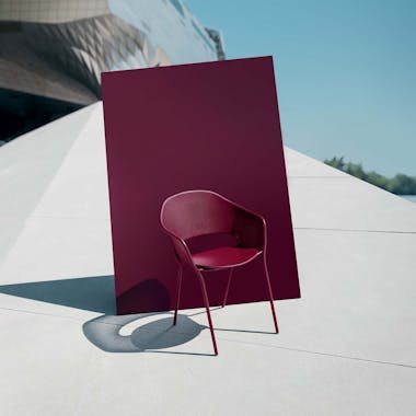 Fermob Kate chair for launch of Black Cherry colour