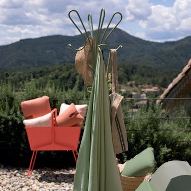 Fermob Accroche Coeurs coat stand for pool towels and sun hats