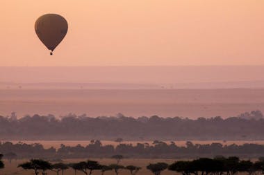 Hot air balloon at Angama Mara