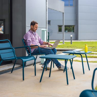 Fermob Luxembourg Lounge Armchair in outdoor office