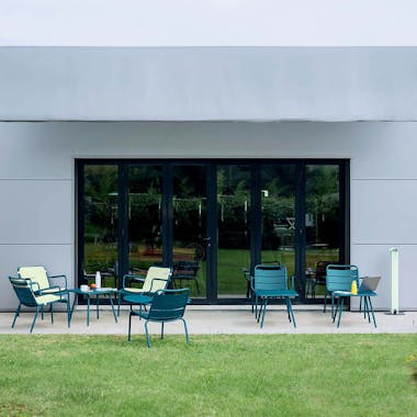 Fermob Luxembourg collection in outdoor office 