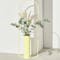 Fermob Itac Cylindrical Vase in Frosted Lemon