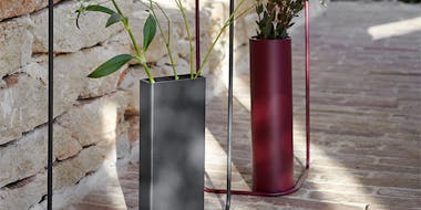 Fermob Itac Rectangular and Cylindrical Vases