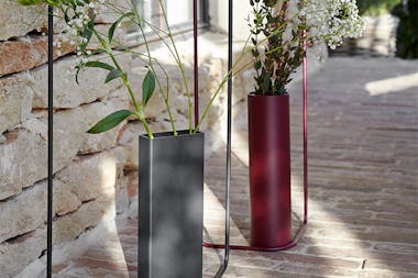 Fermob Itac Rectangular and Cylindrical Vases