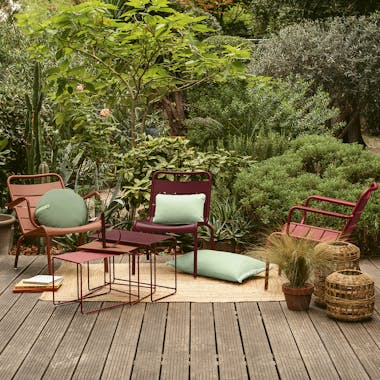 Fermob Luxembourg Lounge collection in garden