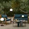 Fermob Mooon! collection of lamps with Somerset lounge collection