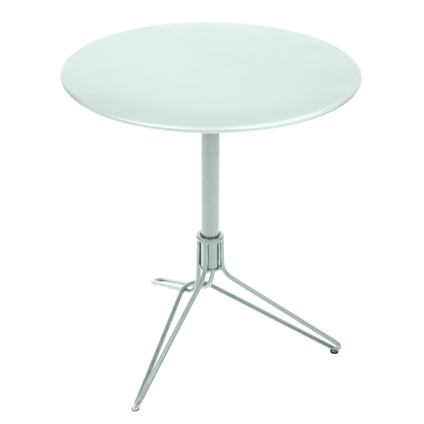 Flower Pedestal Outdoor Table Round 67cm By Fermob in Ice Mint