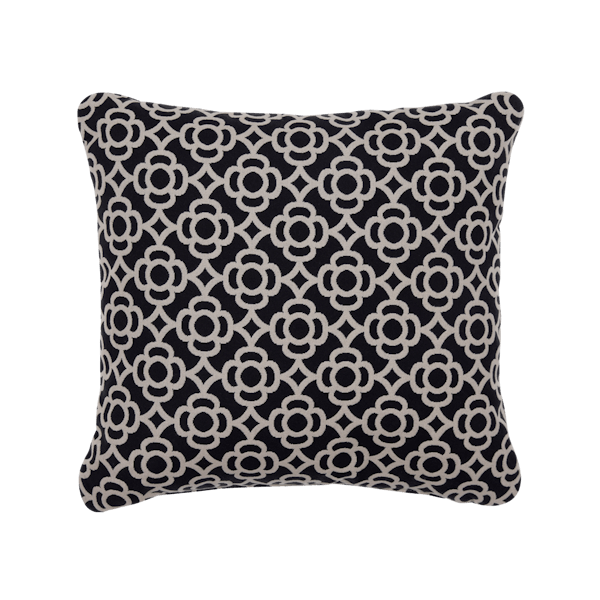 Lorette Outdoor Cushion - 44 x 44cm By Fermob in Liquorice