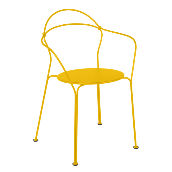 Airloop Garden Dining Armchair By Fermob in Honey