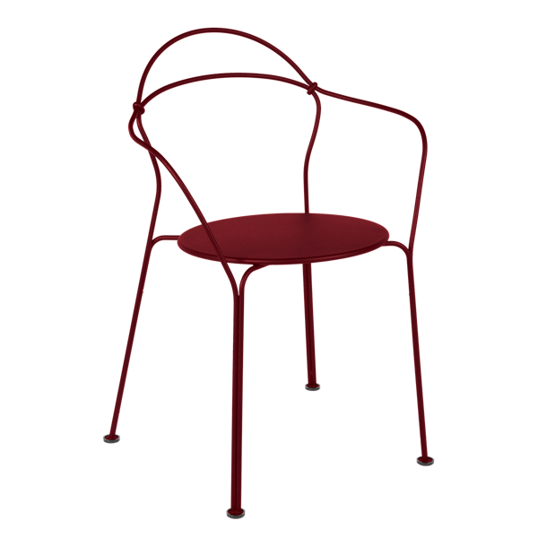 Airloop Garden Dining Armchair By Fermob in Chilli