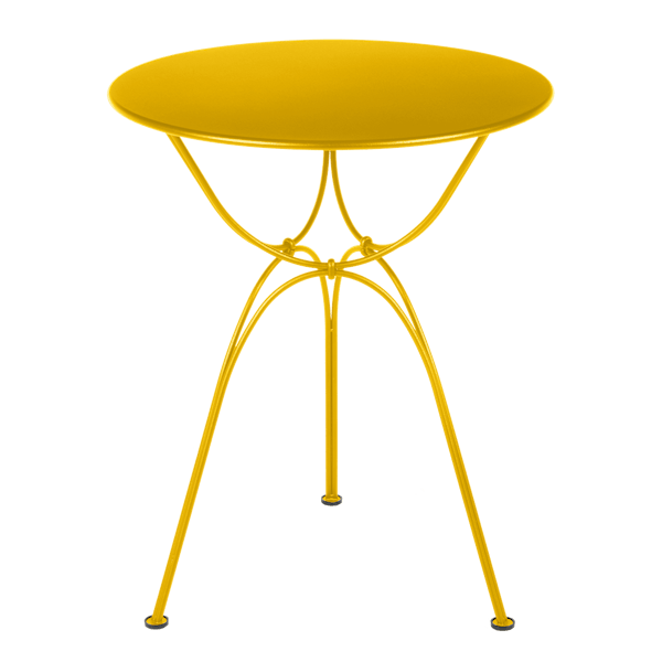 Airloop Garden Dining Round Table 60cm By Fermob in Honey
