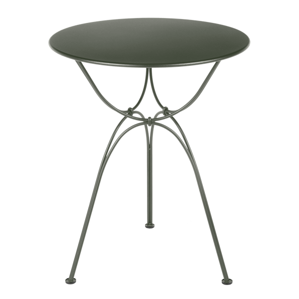 Airloop Garden Dining Round Table 60cm By Fermob in Rosemary