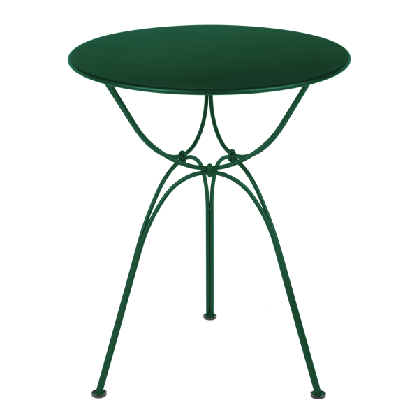 Airloop Garden Dining Round Table 60cm By Fermob in Cedar Green