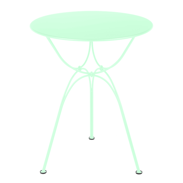 Airloop Garden Dining Round Table 60cm By Fermob in Opaline Green