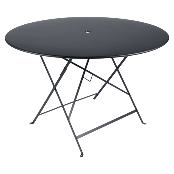 Bistro Outdoor Folding Table Round 117cm By Fermob in Anthracite