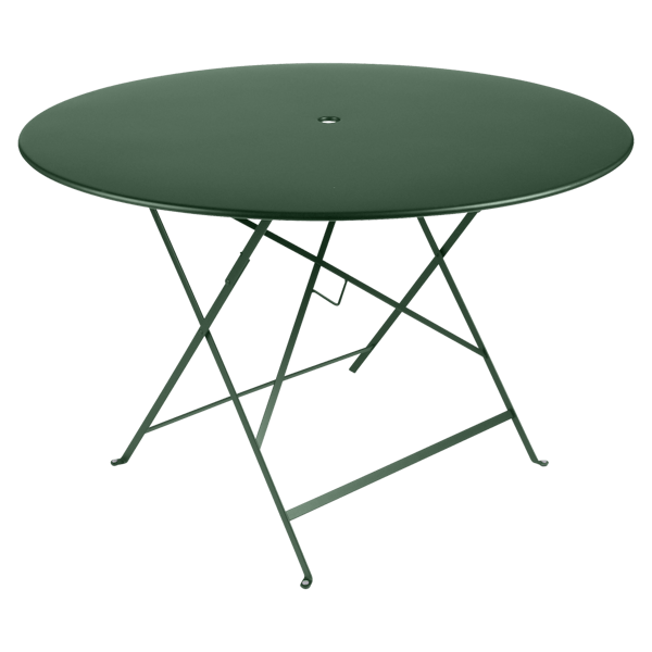 Bistro Outdoor Folding Table Round 117cm By Fermob in Cedar Green