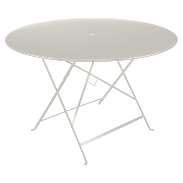 Bistro Outdoor Folding Table Round 117cm By Fermob in Clay Grey