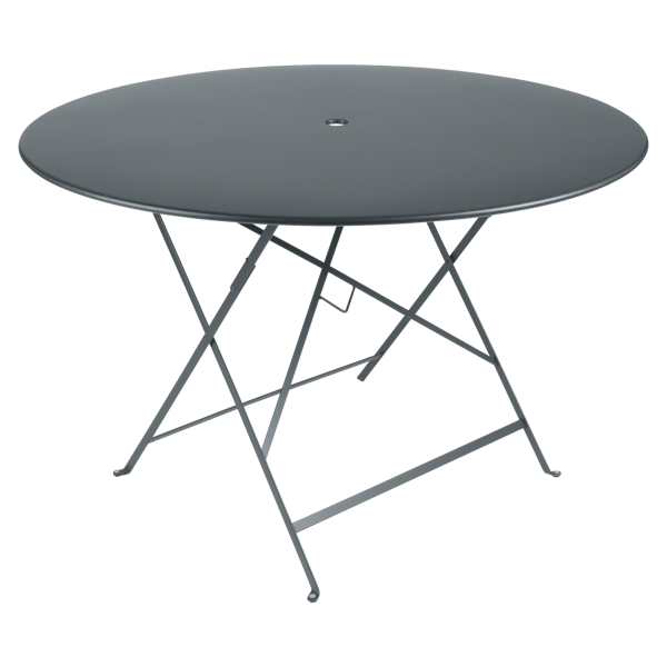 Bistro Outdoor Folding Table Round 117cm By Fermob in Storm Grey