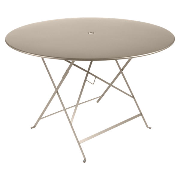 Bistro Outdoor Folding Table Round 117cm By Fermob in Nutmeg
