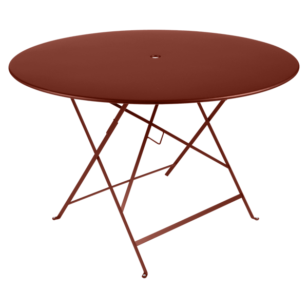Bistro Table Round 117cm in Red Ochre