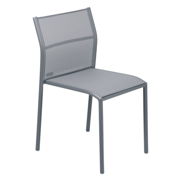 Cadiz Outdoor Dining Chair By Fermob in Storm Grey