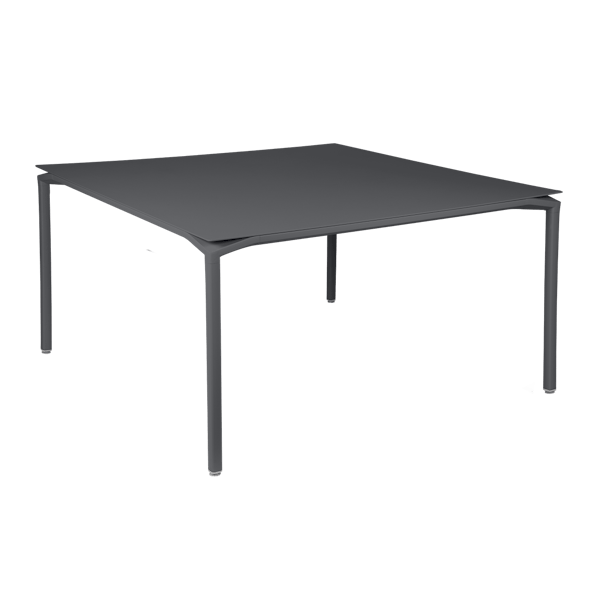 Calvi Aluminium Square Outdoor Dining Table 140 x 140cm By Fermob in Anthracite