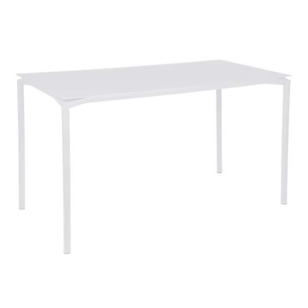 Calvi Aluminium Outdoor High Table 160 x 80cm in Cotton White