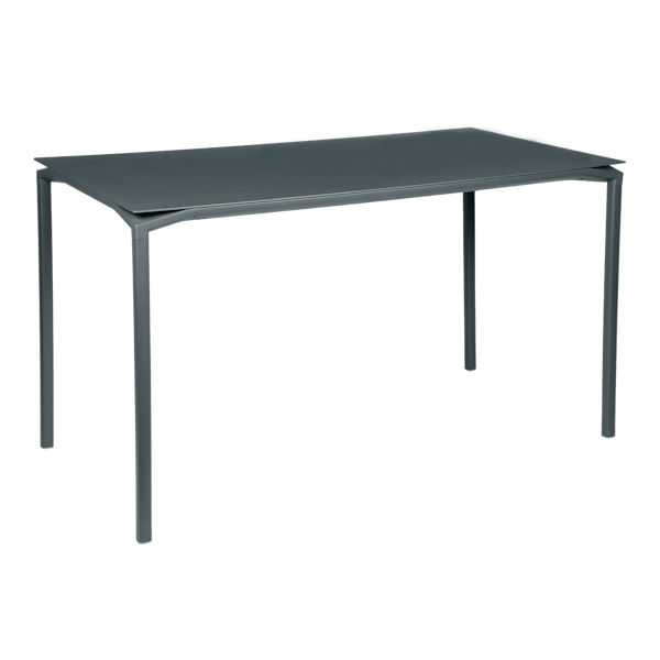 Calvi Aluminium Outdoor High Table 160 x 80cm in Storm Grey