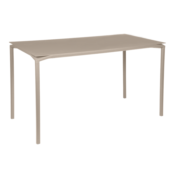 Calvi Aluminium Outdoor High Table 160 x 80cm in Nutmeg