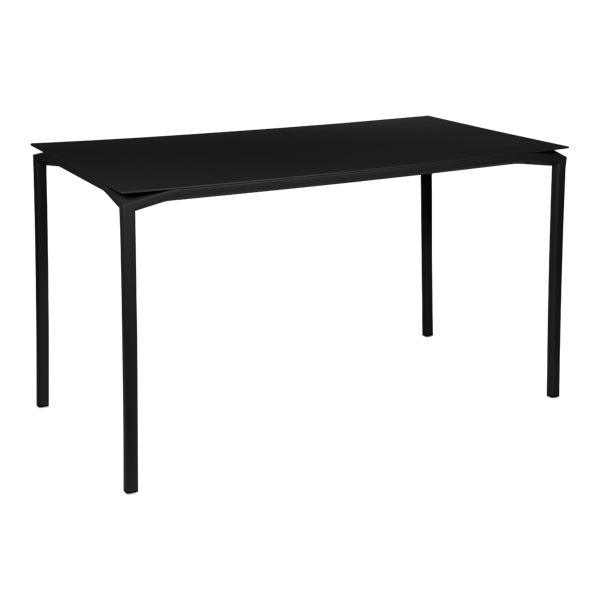 Calvi Aluminium Outdoor High Table 160 x 80cm in Liquorice