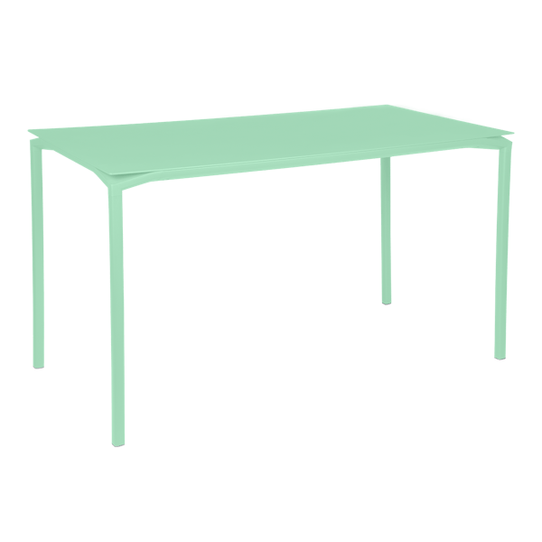 Calvi Aluminium Outdoor High Table 160 x 80cm in Opaline Green