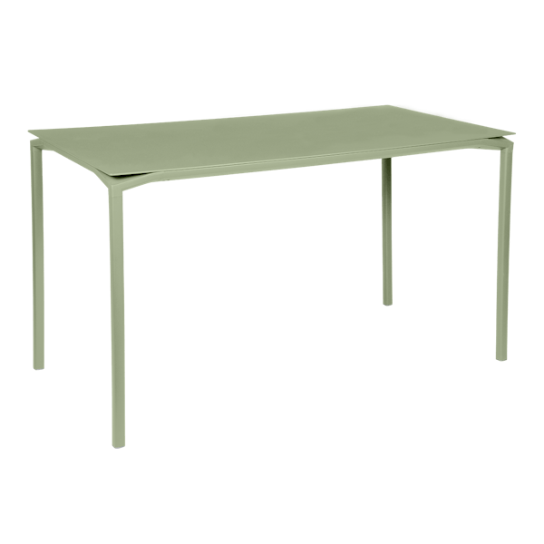 Calvi Aluminium Outdoor High Table 160 x 80cm in Willow Green
