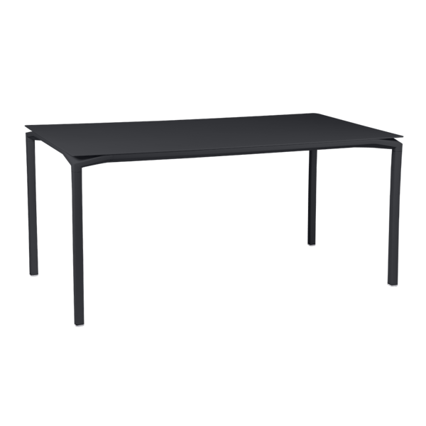 Calvi Aluminium Outdoor Dining Table 160 x 80cm By Fermob in Anthracite