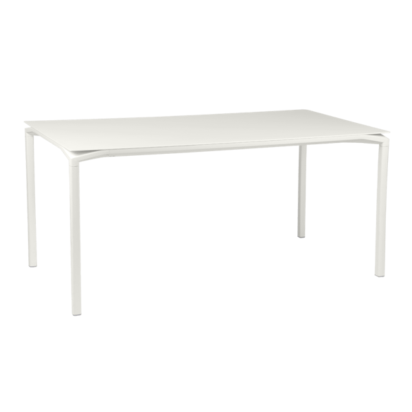 Calvi Aluminium Outdoor Dining Table 160 x 80cm By Fermob in Clay Grey