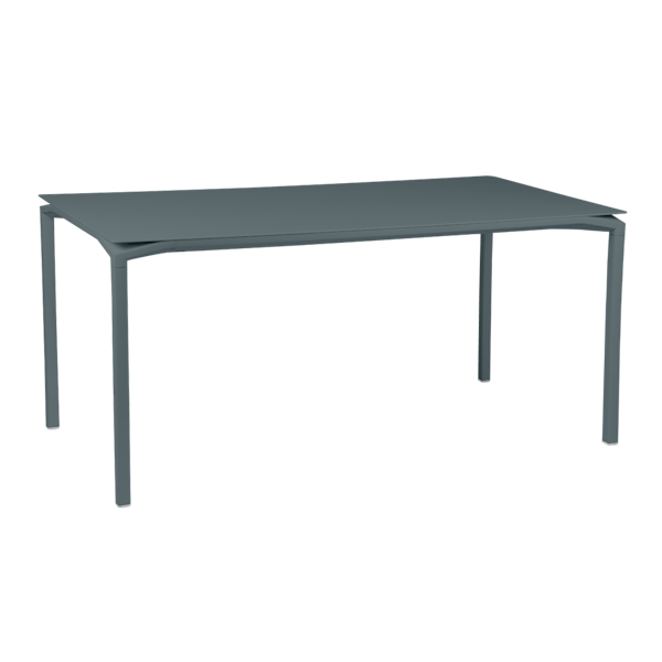 Calvi Aluminium Outdoor Dining Table 160 x 80cm By Fermob in Storm Grey