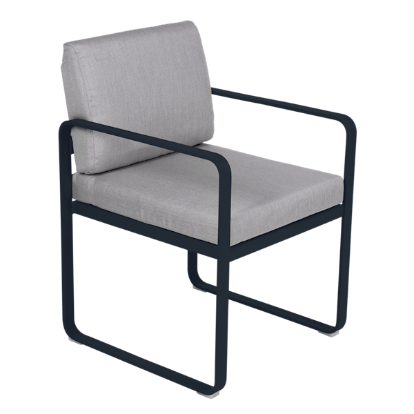 Bellevie Outdoor Dining Dining Armchair By Fermob in Deep Blue