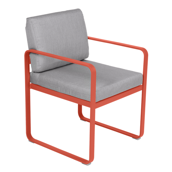 Bellevie Outdoor Dining Dining Armchair By Fermob in Capucine