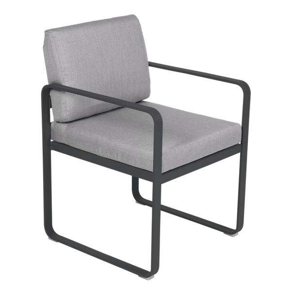Bellevie Outdoor Dining Dining Armchair By Fermob in Anthracite