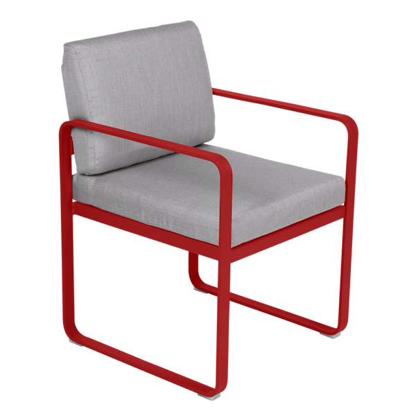 Bellevie Outdoor Dining Dining Armchair By Fermob in Poppy