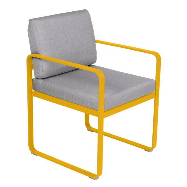 Bellevie Outdoor Dining Dining Armchair By Fermob in Honey