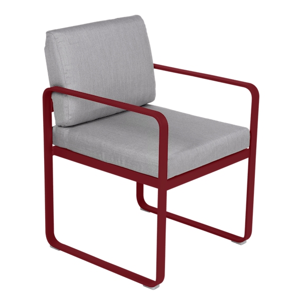 Bellevie Outdoor Dining Dining Armchair By Fermob in Chilli