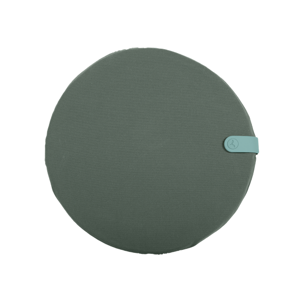Colour Mix Outdoor Round Seat Cushion 40cm By Fermob in Safari Green