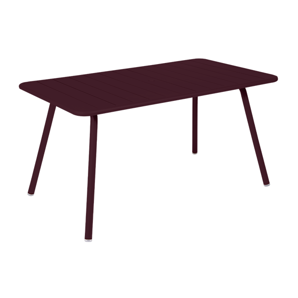 Luxembourg Outdoor Dining Table 143 x 80cm By Fermob in Black Cherry