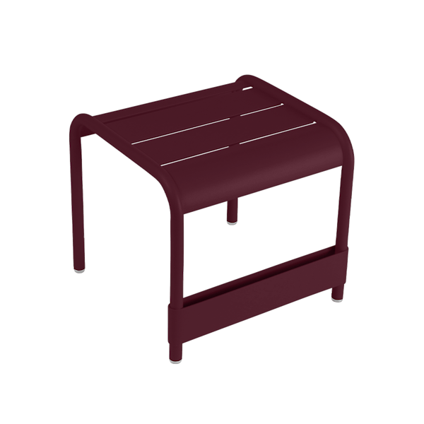 Luxembourg Outdoor Small Low Table By Fermob in Black Cherry